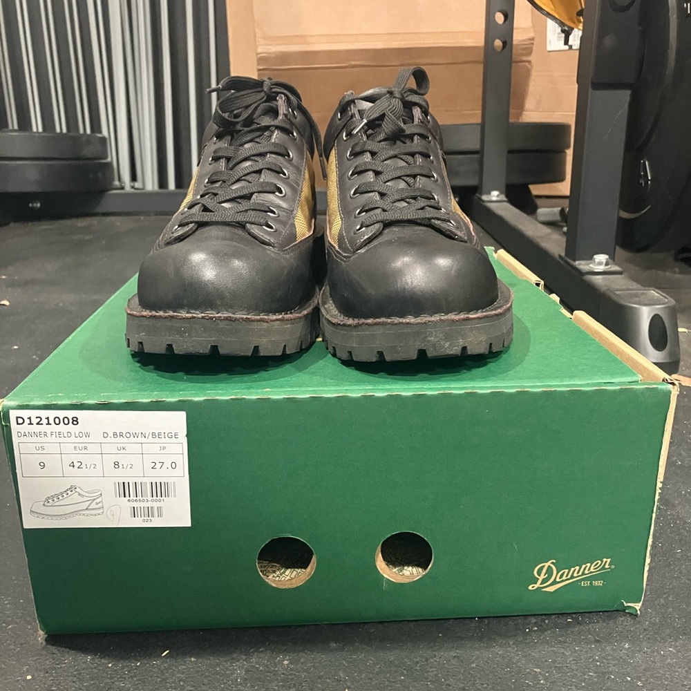 Danner Field Low - black/beige - custom dye job - Picture 13 of 14